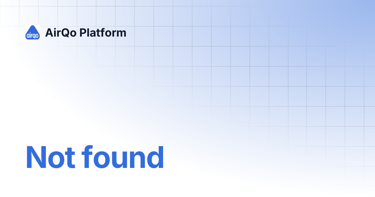 Region status cards | AirQo Platform